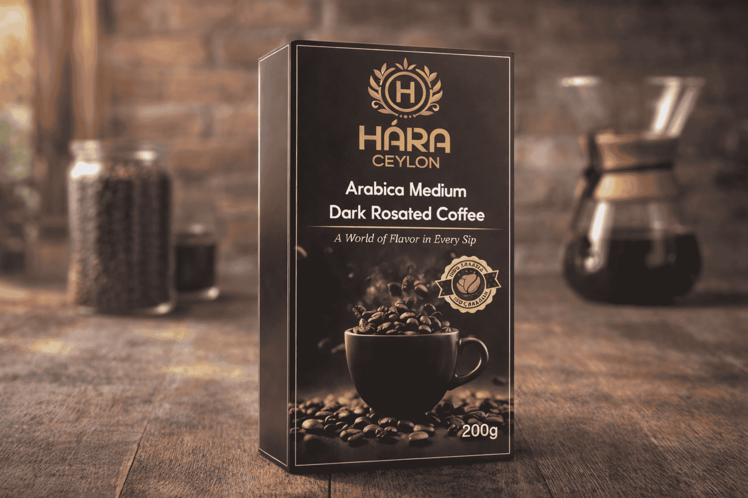 Arabica Medium Dark Roasted